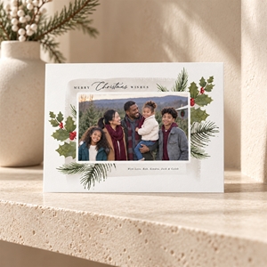 Show details for Holiday CardPrint | Horizontal, 1-2 Photos