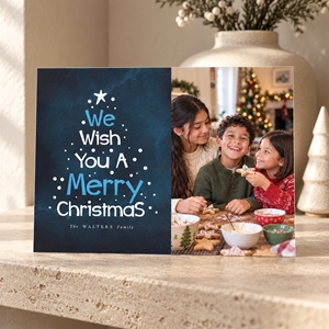 Show details for Holiday CardPrint | Horizontal, 3 Photos