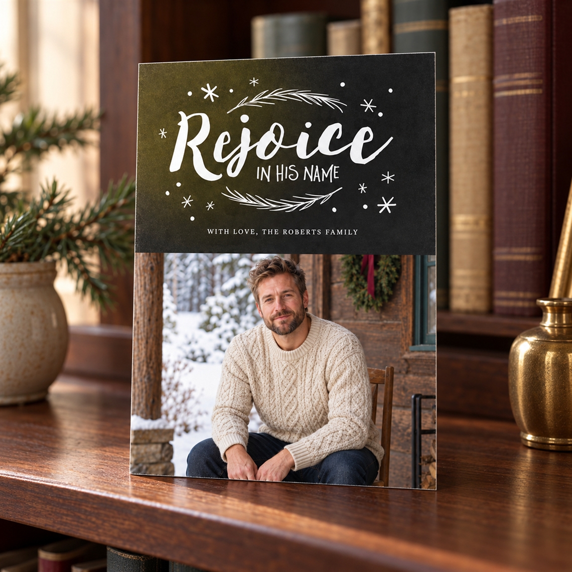 Show details for Holiday CardPrint | Vertical, 5-6 Photos