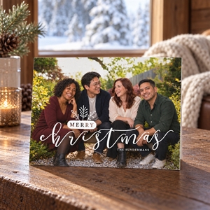 Show details for Holiday CardPrint | Horizontal, Single-Sided