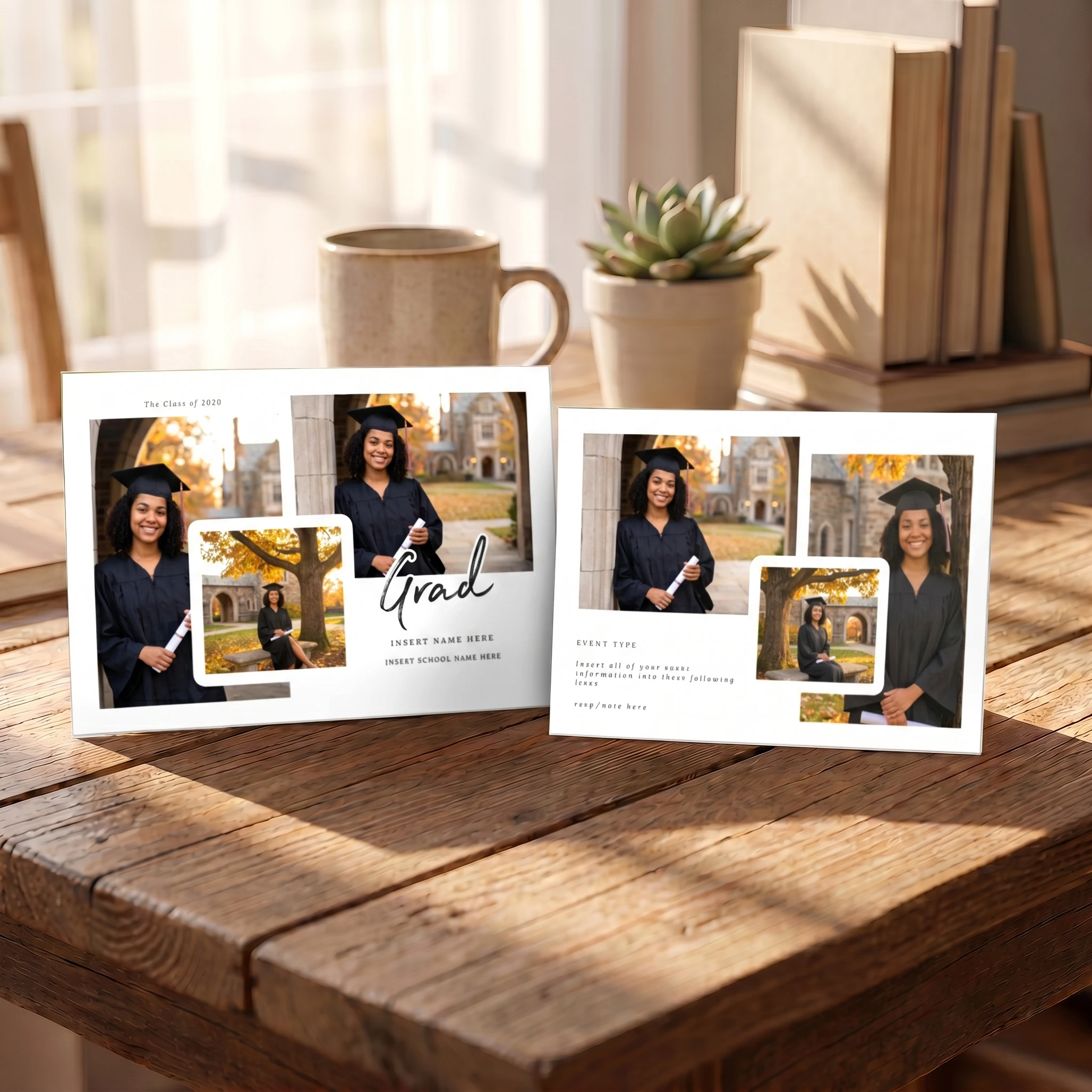 Show details for Graduate CardPrint | Horizontal, 5-6 Photos