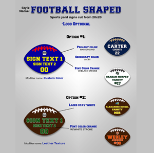 Show details for Yard Sign Shaped DNU