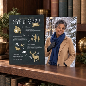 Show details for Holiday CardPrint | Vertical, 1-2 Photos